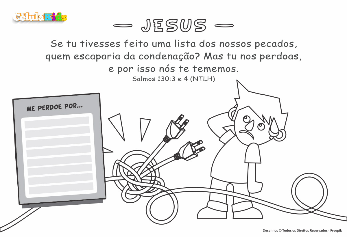 Desenhos bíblicos para Colorir – Célula Kids