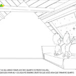 Quarto do Profeta Elizeu - Desenho para colorir